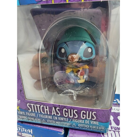 Disney Funko Minis Stitch in Costume Lot of 3 Stitch Sebastian Gus Gus Simba - Picture 3 of 6